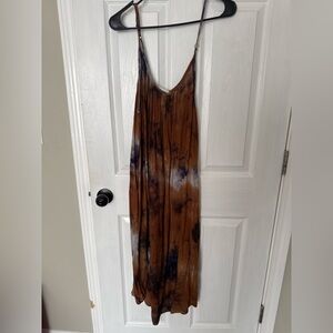 Carly Jean Los Angeles Earthy Tie-Dye Dress
